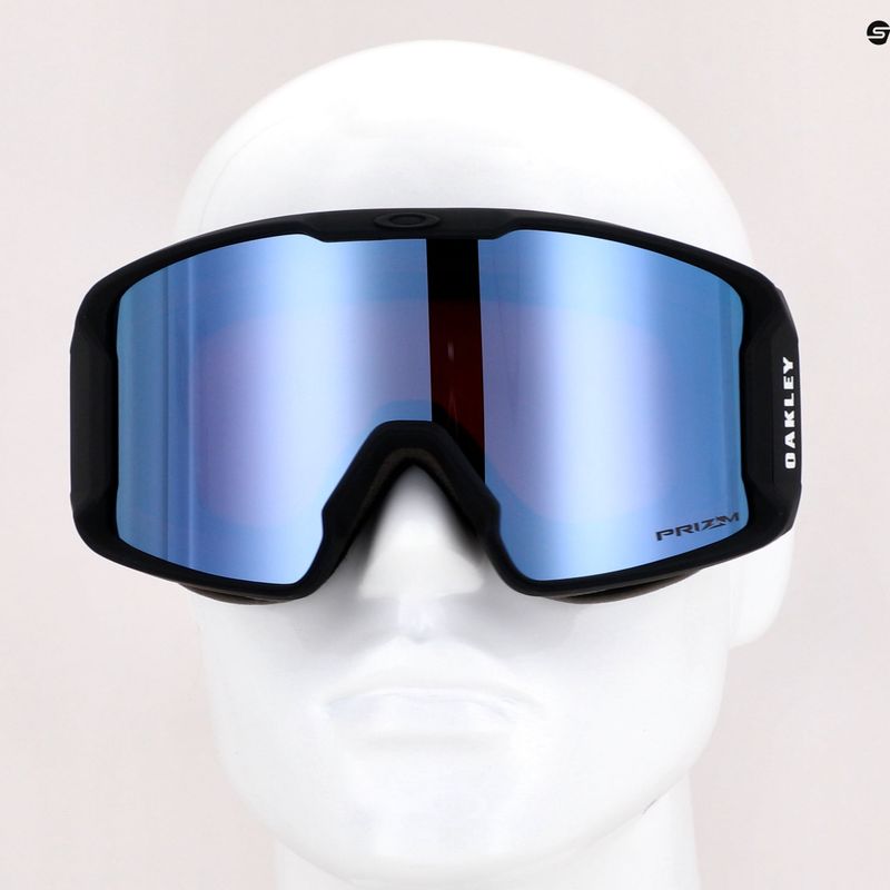 Gogle narciarskie Oakley Line Miner M matte black/prizm snow sapphire iridium 7