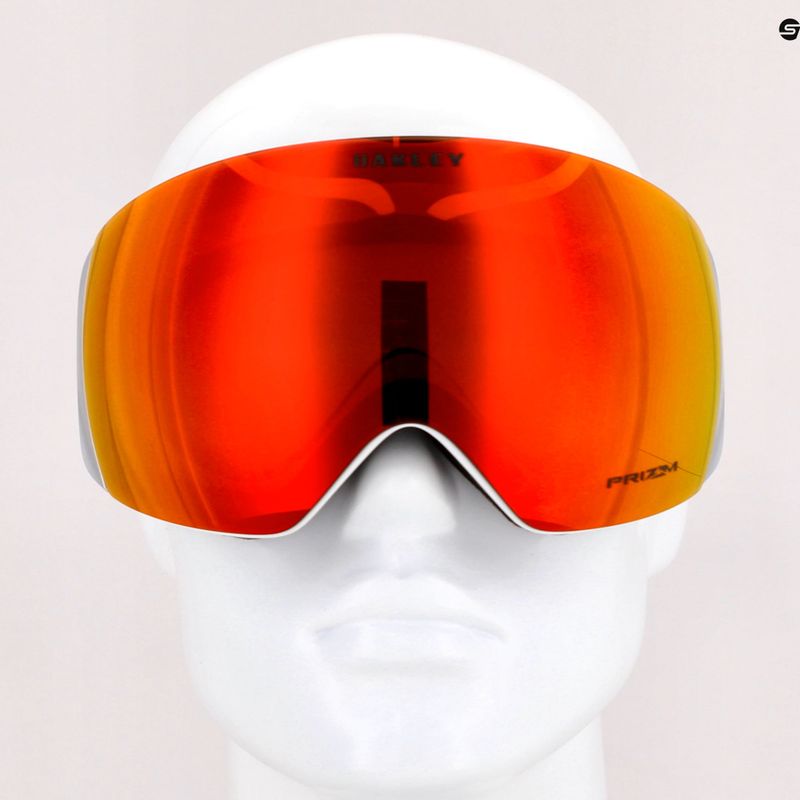 Gogle narciarskie Oakley Flight Deck L matte white/prizm snow torch iridium 7