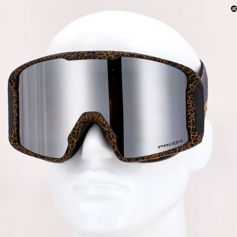 Gogle narciarskie Oakley Line Miner L stale sandbech sig/prizm snow black iridium 9
