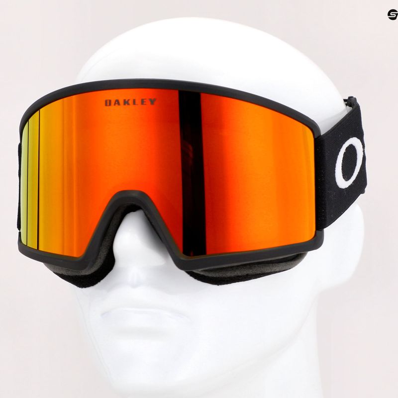 Gogle narciarskie Oakley Target Line L matte black/fire iridium 8