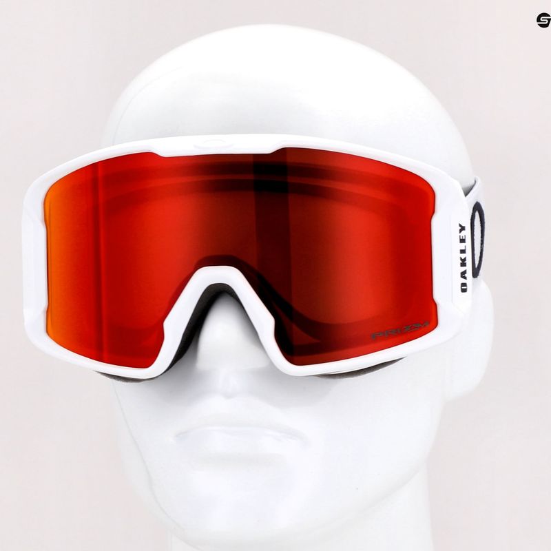 Gogle narciarskie Oakley Line Miner M matte white/prizm snow torch iridium 7