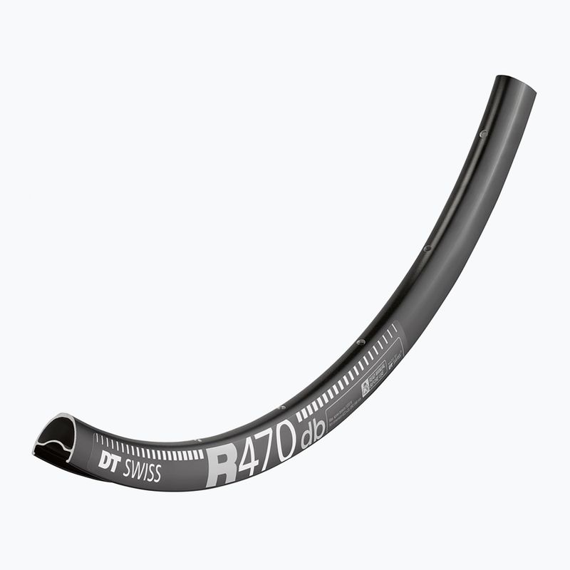 Obręcz rowerowa DT Swiss R 470 700C 23 MM DB VI 32 black
