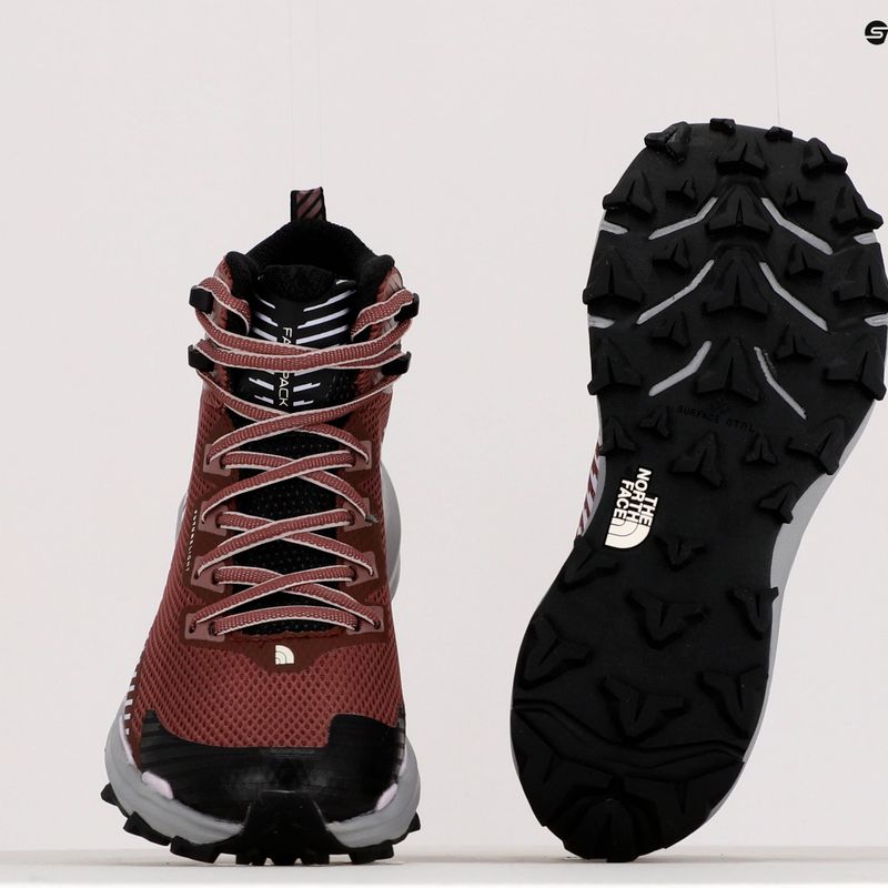 Buty turystyczne damskie The North Face Vectiv Fastpack Mid Futurelight wild ginger/lavender fog 10