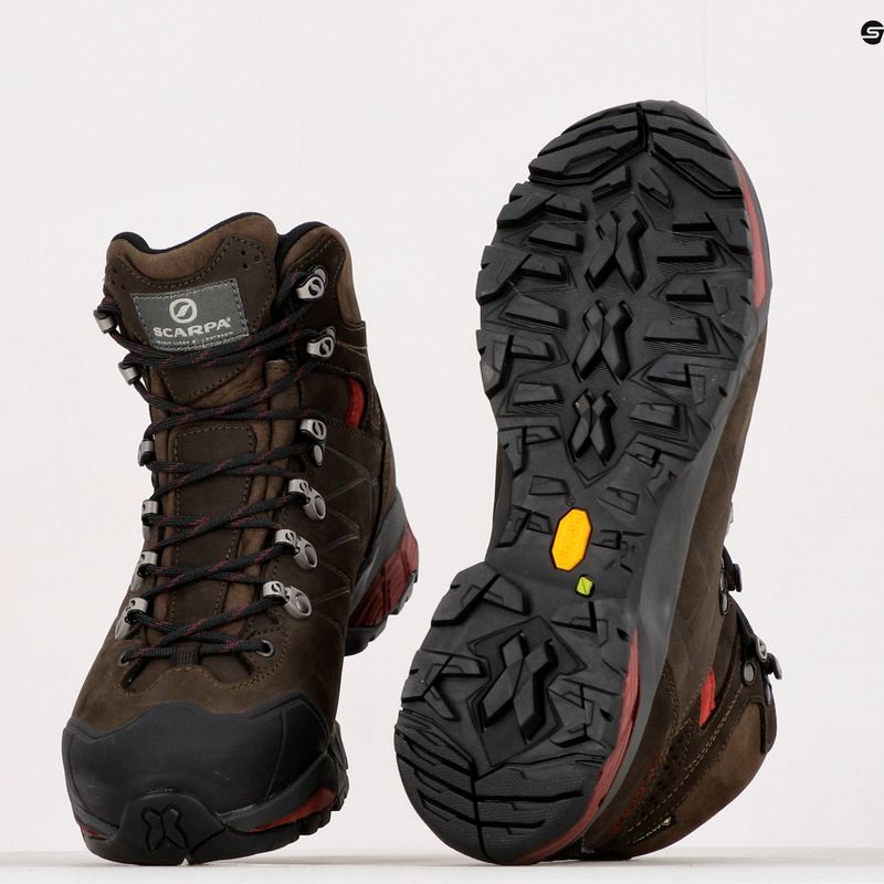 Buty trekkingowe damskie SCARPA ZG Pro GTX dark coffe/red plum 11