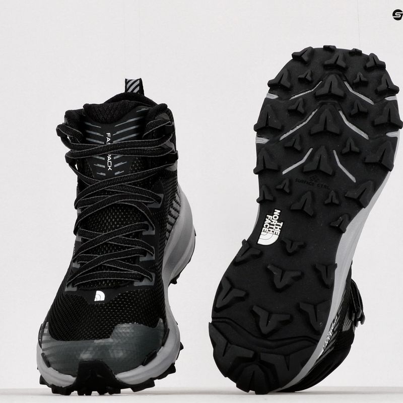 Buty turystyczne męskie The North Face Vectiv Fastpack Mid Futurelight black/vanadis grey 10