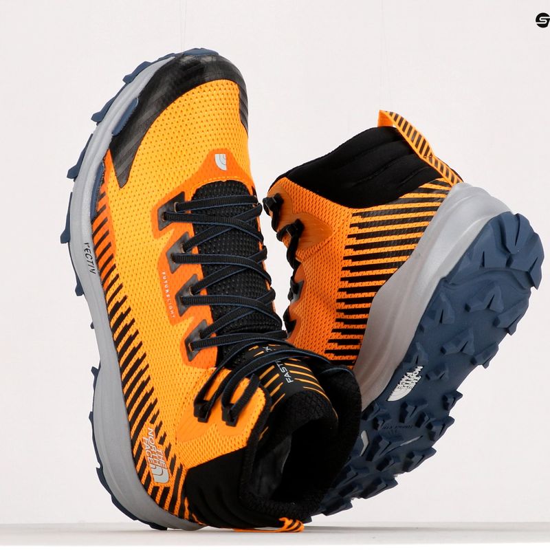 Buty turystyczne męskie The North Face Vectiv Fastpack Mid Futurelight cone orange/black 10