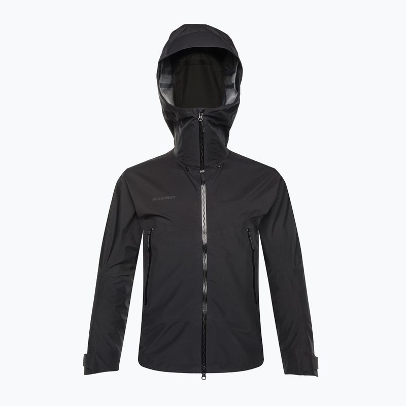 Kurtka przeciwdeszczowa męska Mammut Crater HS Hooded black 4