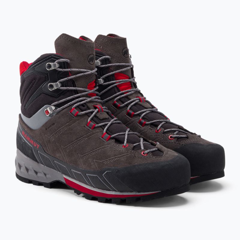 Buty wysokogórskie męskie Mammut Kento Tour High GTX dark titanium/dark spicy 5