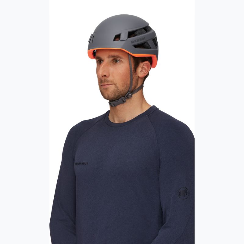 Kask wspinaczkowy Mammut Crag Sender titanium 8