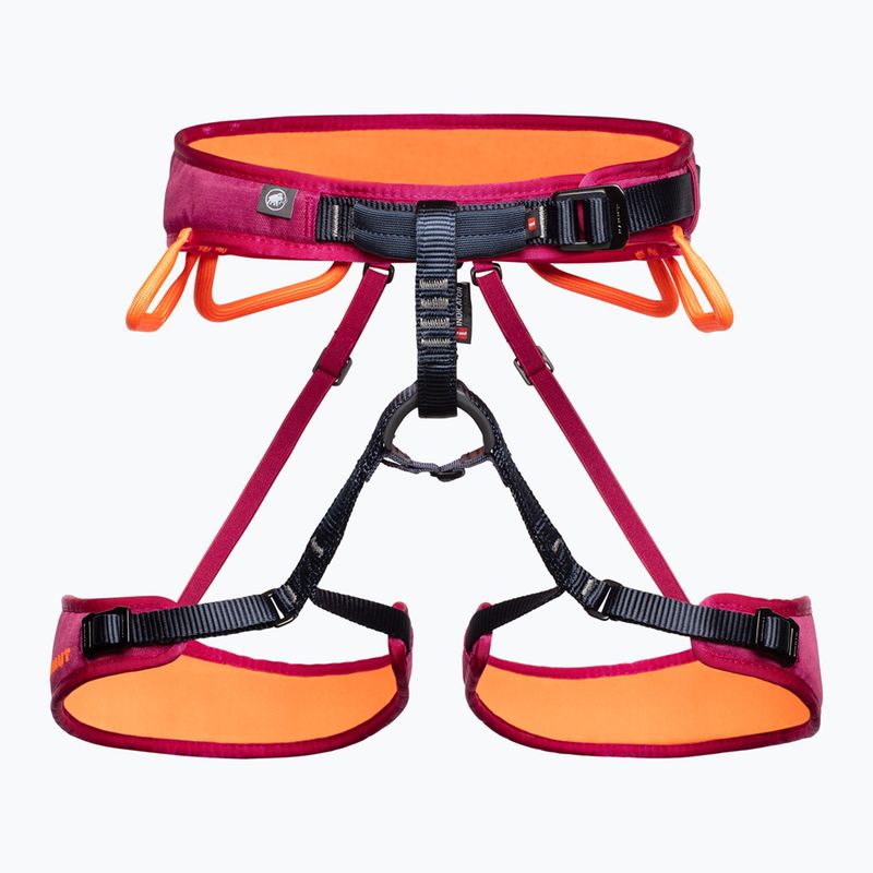 Uprząż wspinaczkowa damska Mammut Ophir Fast Adjust sundown/safety orange