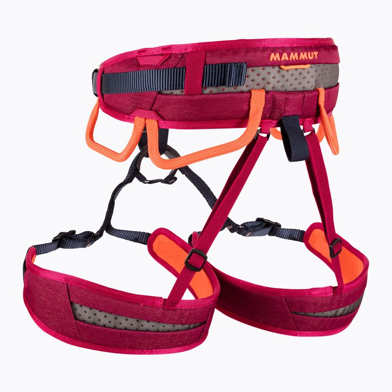 Uprząż wspinaczkowa damska Mammut Ophir Fast Adjust sundown/safety orange 2