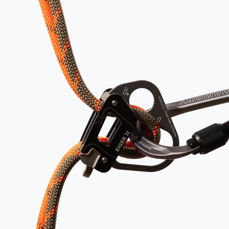 Lina wspinaczkowa Mammut 8.0 Alpine Dry boa/safety orange 3