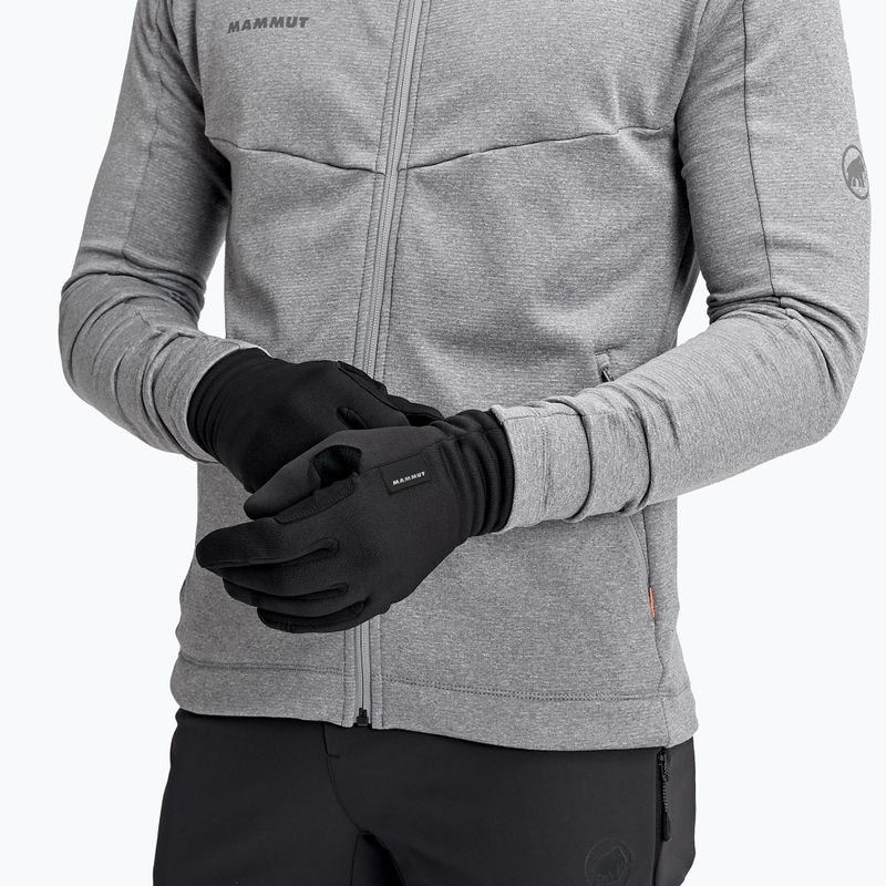 Rękawiczki trekkingowe Mammut Fleece Pro black 5