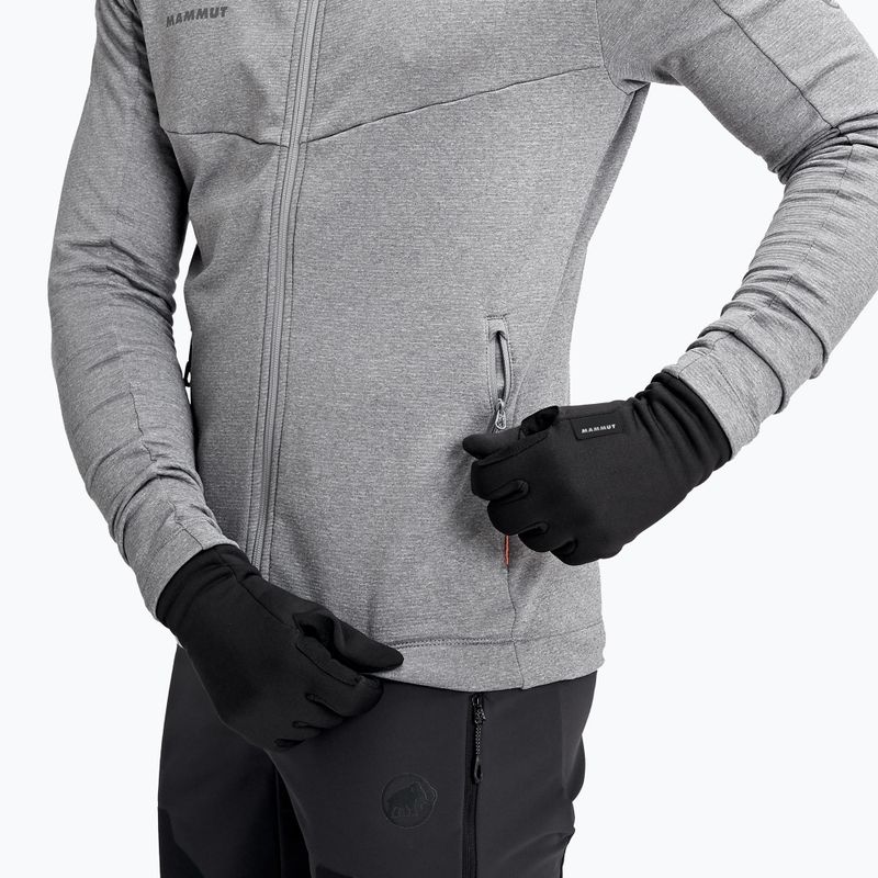 Rękawiczki trekkingowe Mammut Fleece Pro black 6