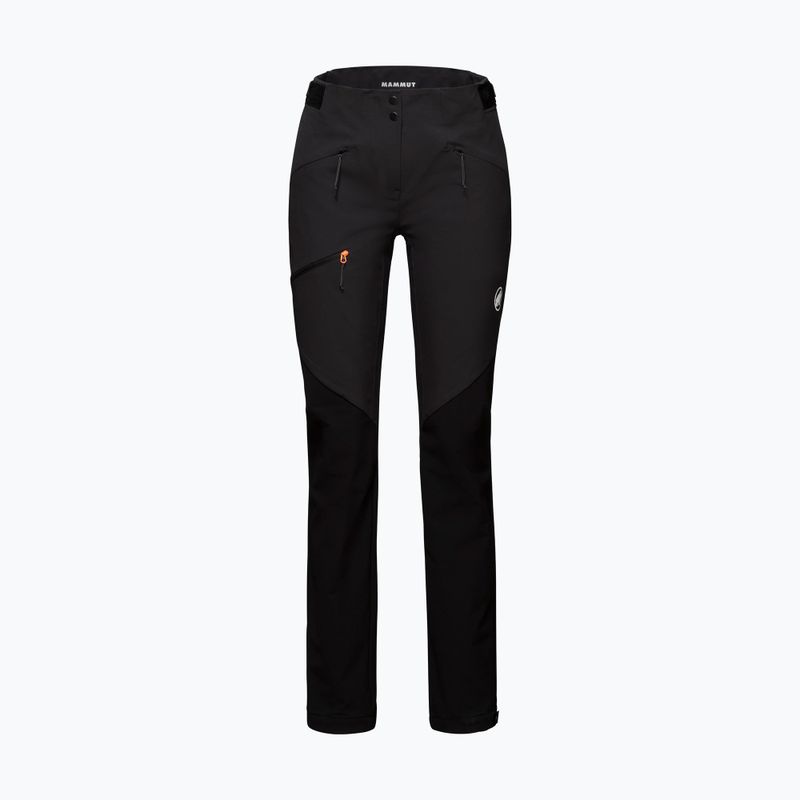 Spodnie softshell damskie Mammut Courmayeur SO black 8