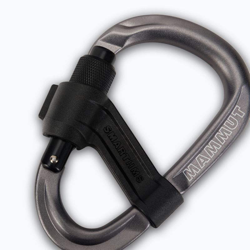 Karabinek wspinaczkowy Mammut Smart HMS 2.0 Screwgate grey 3