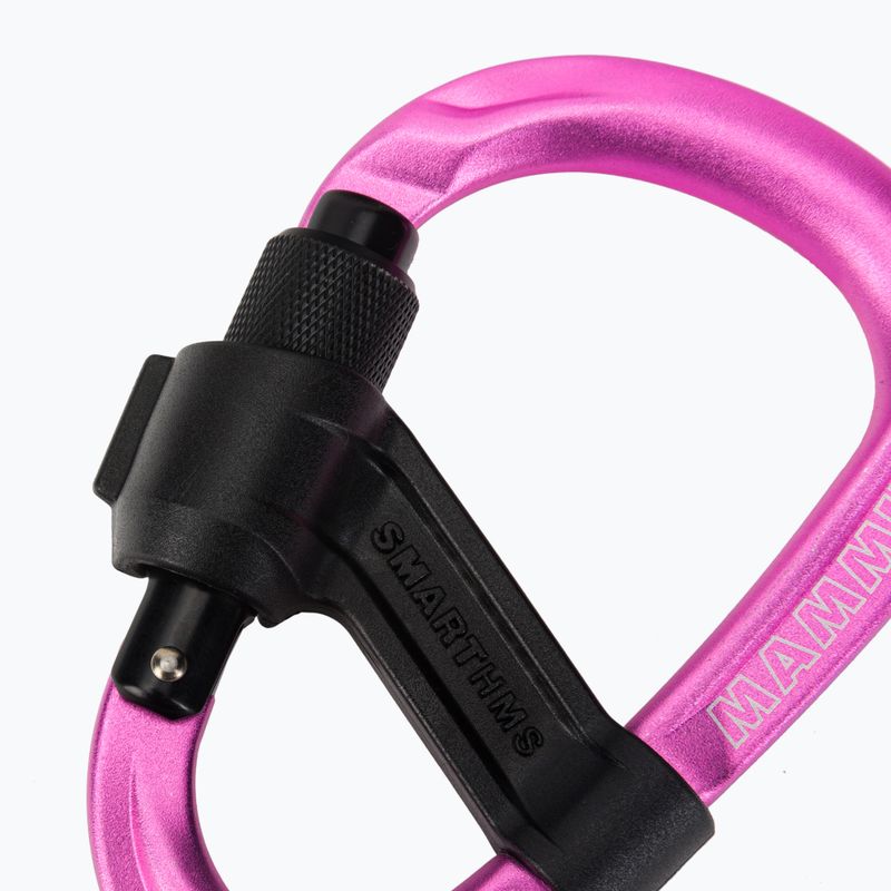 Karabinek Mammut Smart HMS 2.0 Screwgate pink 3