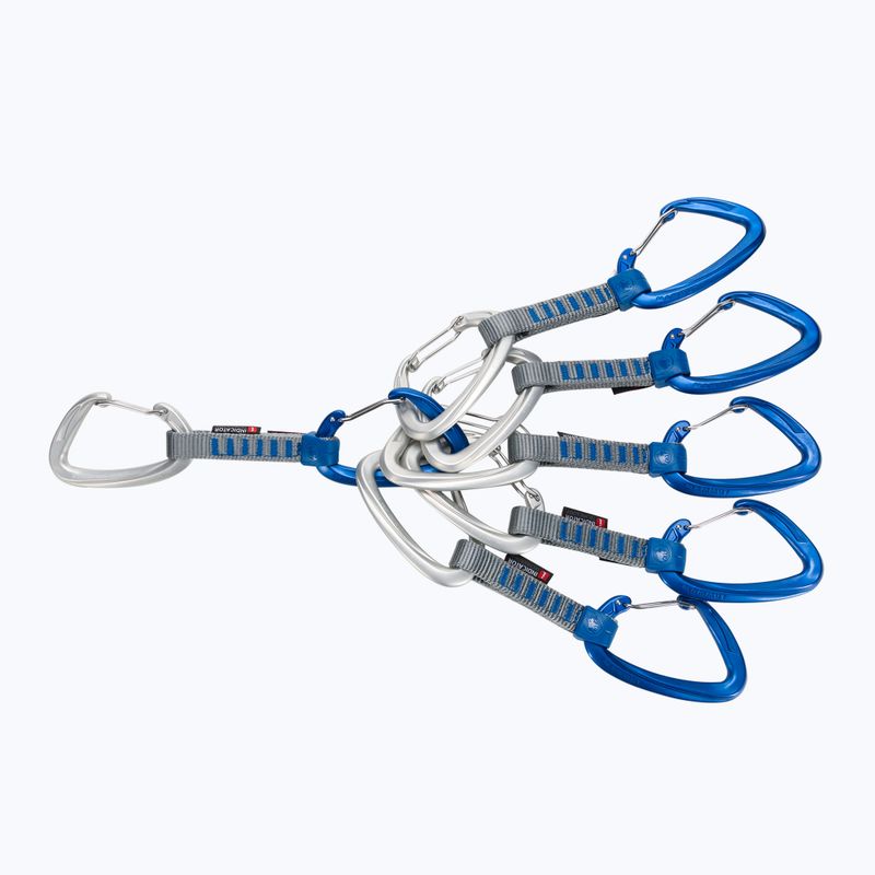 Zestaw ekspresów Mammut Crag Wire 10 cm Indicator 6 szt. silver/ultramarine