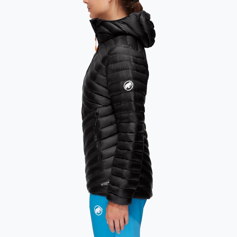 Kurtka puchowa damska Mammut Broad Peak IN Hooded black/white 3