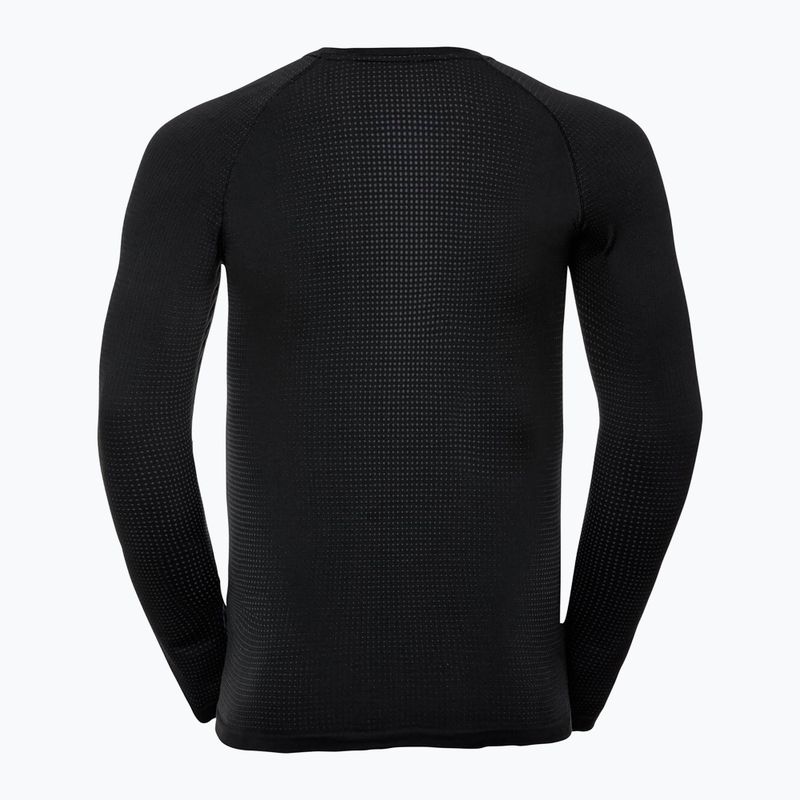 Longsleeve termoaktywny męski ODLO Performance Warm Bl Top Crew Neck black keystyle 4