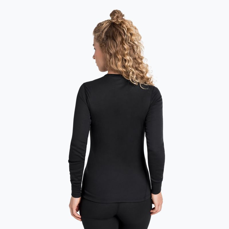 Bluza termoaktywna damska ODLO Active Warm Bl Top Crew Neck black 2