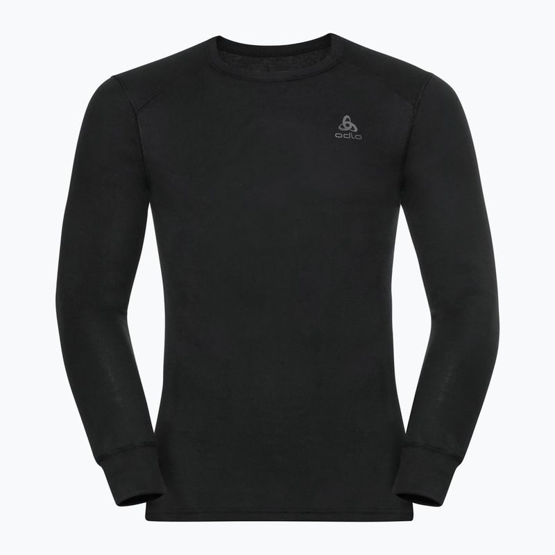 Longsleeve termoaktywny męski ODLO Active Warm Bl Top Crew Neck black 3