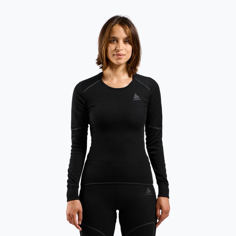 Bluza termoaktywna damska Active X-Warm Bl Top Crew Neck black