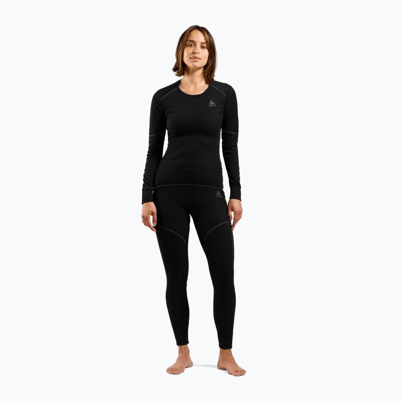 Bluza termoaktywna damska Active X-Warm Bl Top Crew Neck black 2