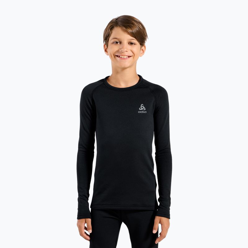 Komplet bielizny termoaktywnej dziecięcej ODLO Fundamentals Active Warm Eco black 2
