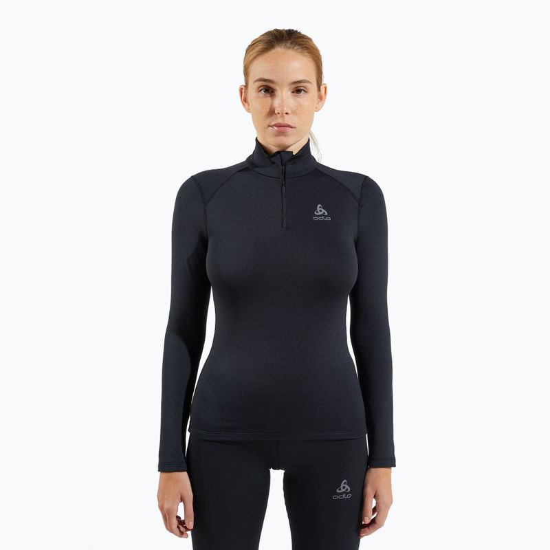 Bluza termoaktywna damska ODLO Fundamentals Active Warm Bl Top Turtle Neck black