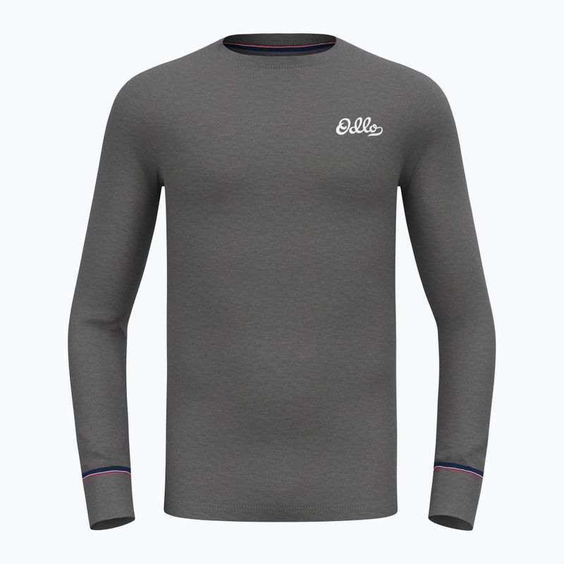 Bluza termoaktywna męska ODLO Active Warm Originals Bl Top Crew Neck odlo steel grey melange 5