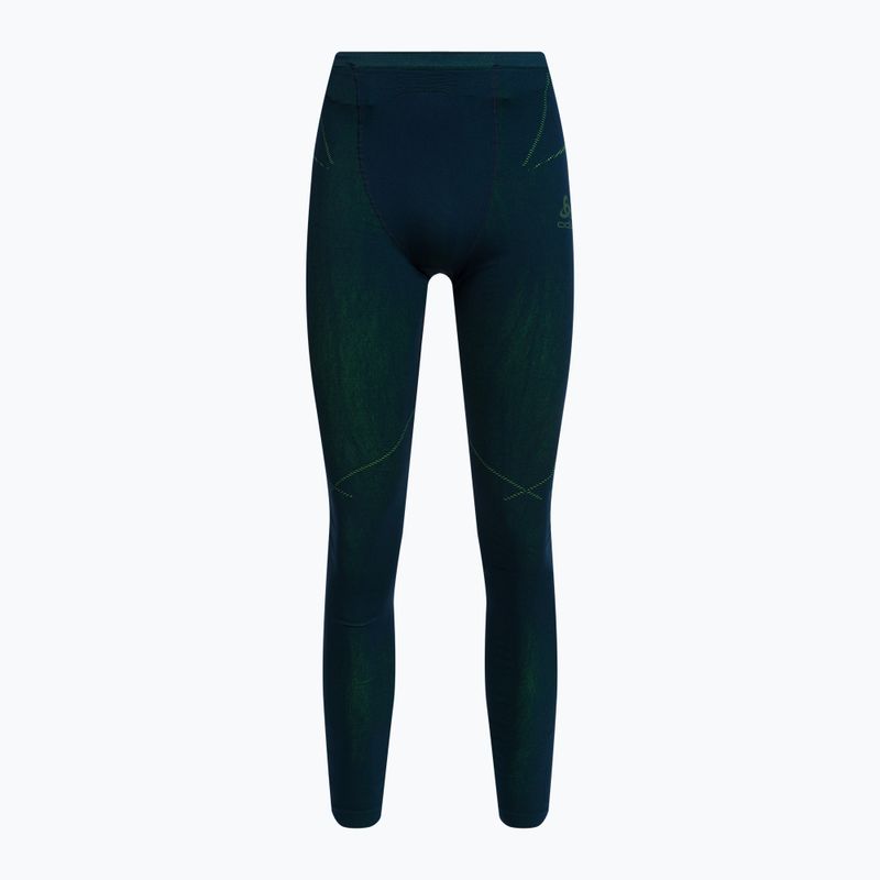 Komplet bielizny termoaktywnej męskiej ODLO Fundamentals Performance Warm dark sapphire/ yellow 4