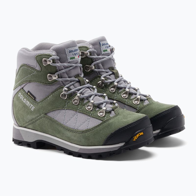 Buty trekkingowe damskie Dolomite Zernez GTX olive green/aluminium grey 5