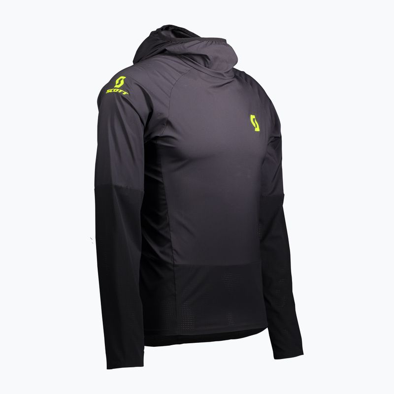 Kurtka do biegania męska SCOTT RC Run Windshield black/yellow 3