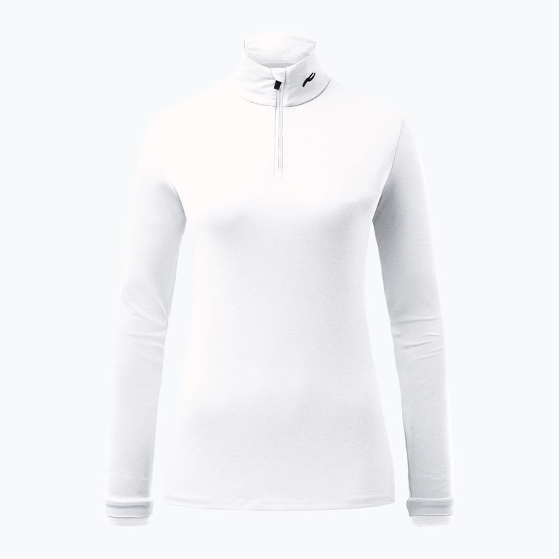 Bluza narciarska damska KJUS Feel Midlayer Half Zip white