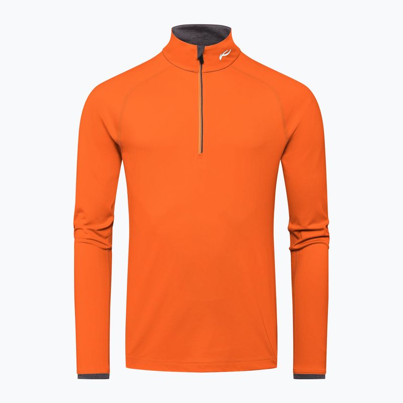 Bluza narciarska męska KJUS Feel Midlayer Half Zip kjus orange