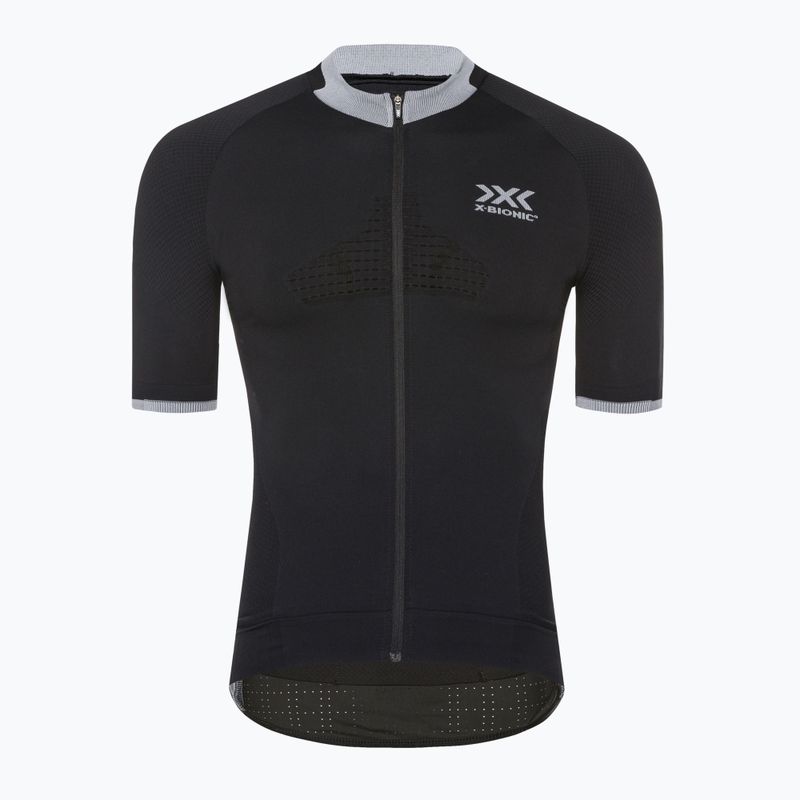 Koszulka rowerowa męska X-Bionic Regulator Bike Race Zip SH opal black/arctic white