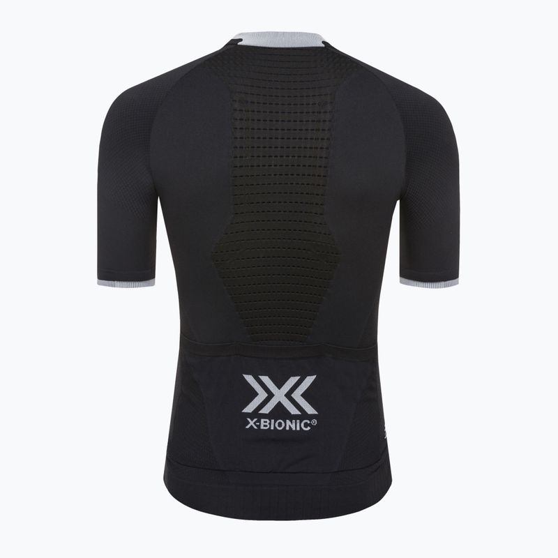 Koszulka rowerowa męska X-Bionic Regulator Bike Race Zip SH opal black/arctic white 2