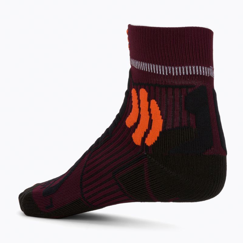 Skarpety męskie X-Socks Trail Run Energy sunset orange/opal black 2