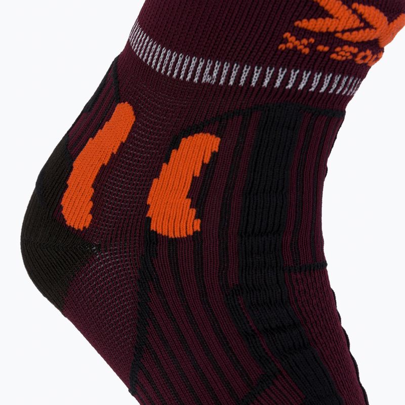 Skarpety męskie X-Socks Trail Run Energy sunset orange/opal black 3