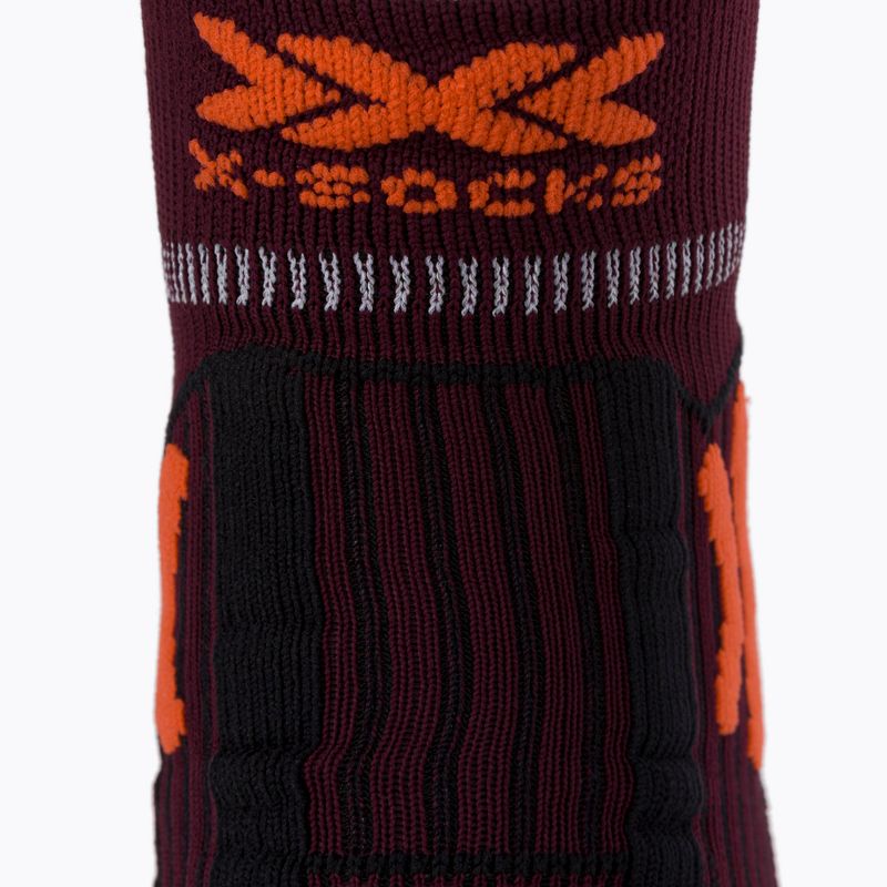 Skarpety męskie X-Socks Trail Run Energy sunset orange/opal black 5