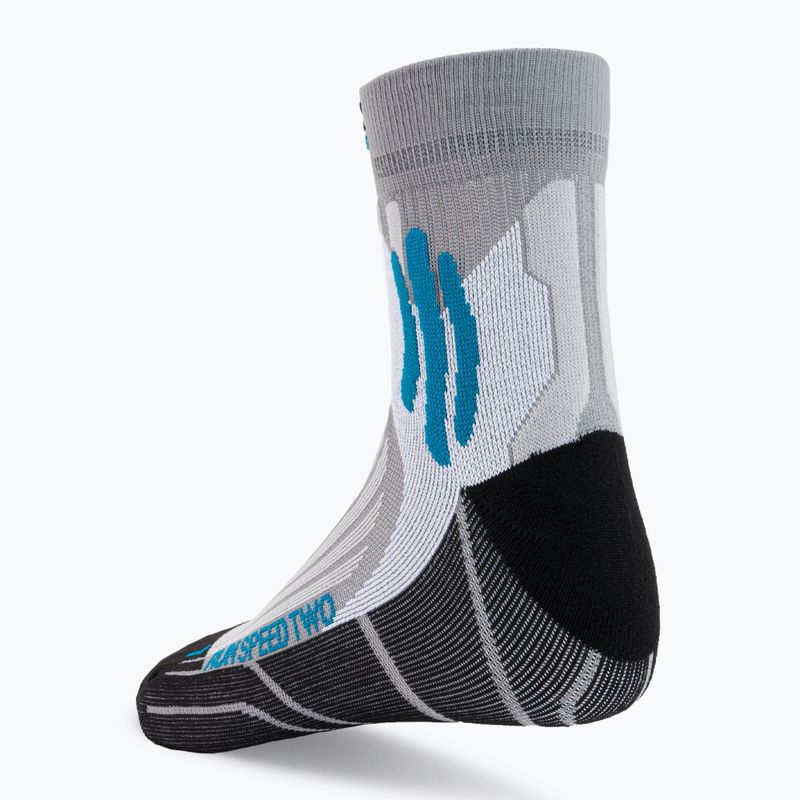 Skarpety X-Socks Run Speed Two pearl grey/opal black 3