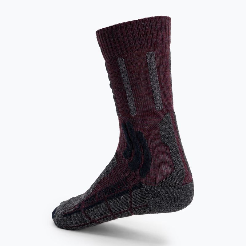 Skarpety X-Socks Trek X Merino LT dark ruby/midnight blue 2