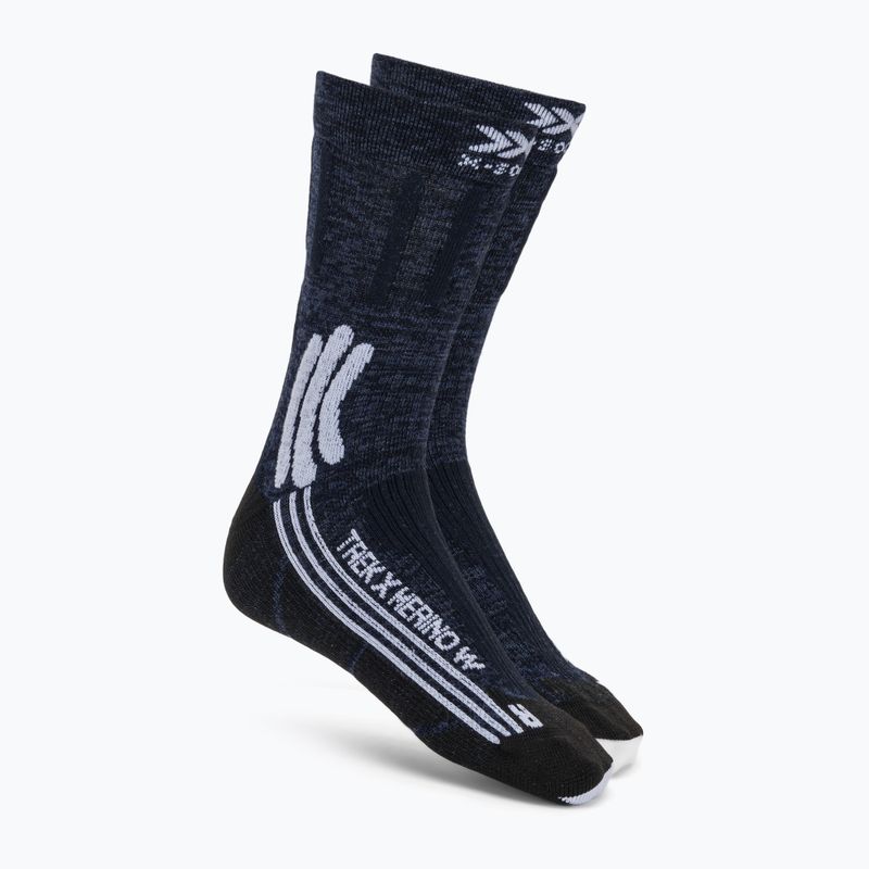 Skarpety damskie X-Socks Trek X Merino midnight blue/arctic white