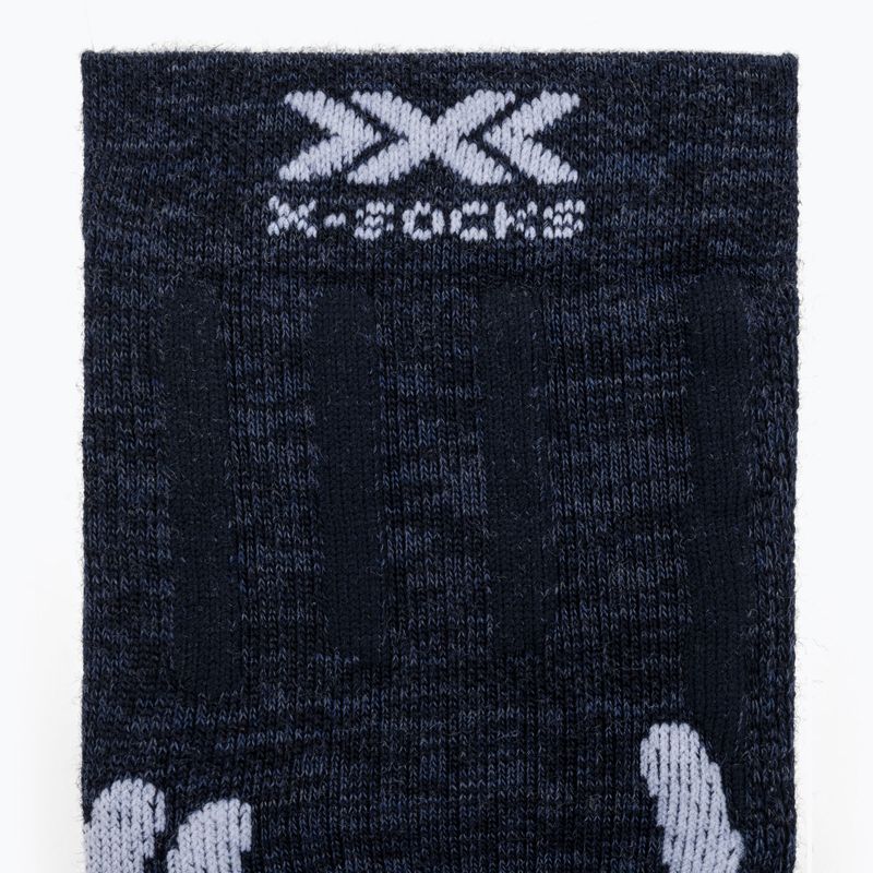 Skarpety damskie X-Socks Trek X Merino midnight blue/arctic white 3