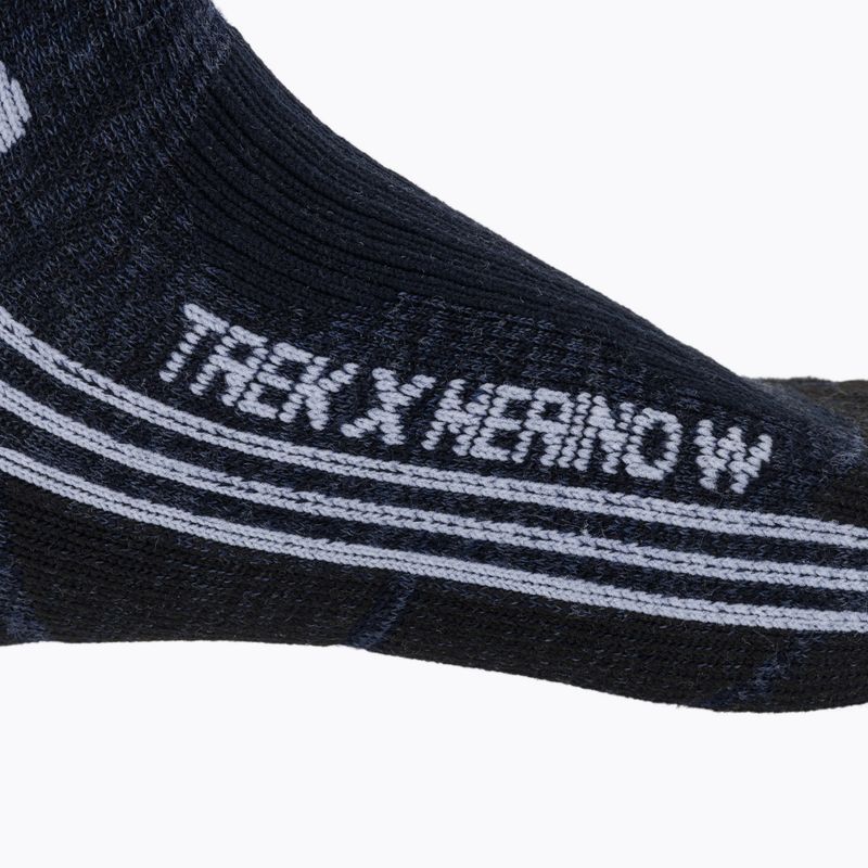 Skarpety damskie X-Socks Trek X Merino midnight blue/arctic white 4