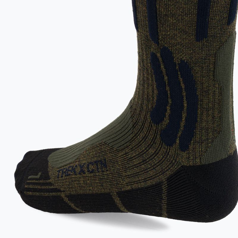 Skarpety X-Socks Trek X CTN forest green/midnight blue 4