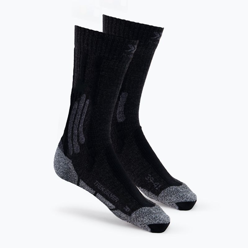 Skarpety męskie X-Socks Trek Silver opal black/dolomite/grey melange