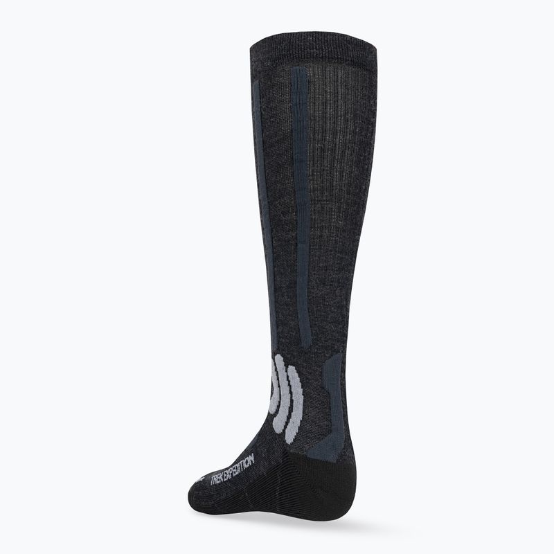 Skarpety X-Socks Trek Expedition opal black/dolomite grey melange 2