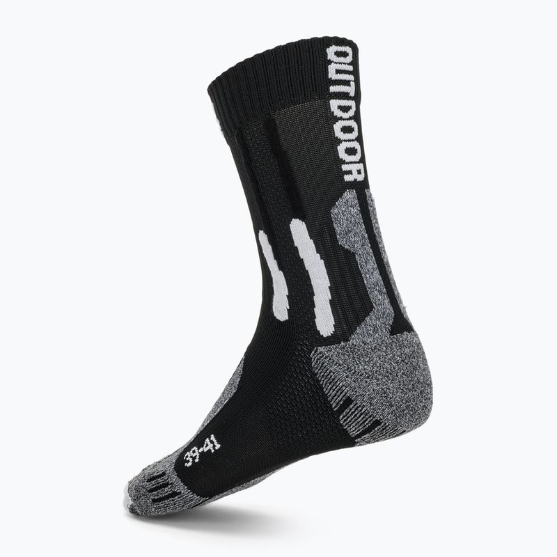 Skarpety X-Socks Trek Outdoor black/grey melange 2